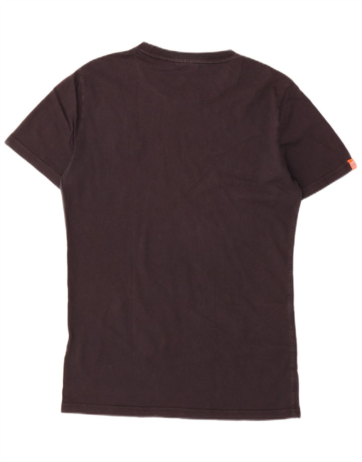 Tricou Superdry pentru bărbați Top mic din bumbac negru