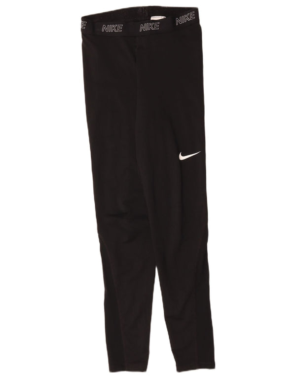 Leggings grafic Nike pentru femei UK 12 Poliester mediu negru