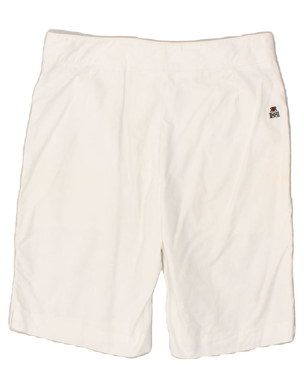 CERRUTI 1881 Pantaloni scurți chino pentru bărbați IT 50 Large W32 Bumbac alb