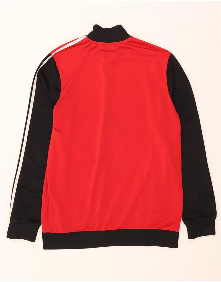 Jachetă de trening pentru băieți ADIDAS 15-16 ani, roșu, color block