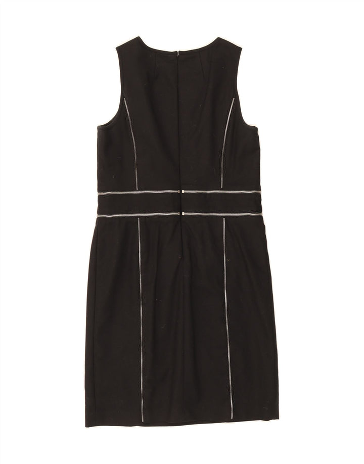 MICHAEL KORS Womens Sleeveless Sheath Dress US 6 Medium Black Cotton Vintage Michael Kors and Second-Hand Michael Kors from Messina Hembry 