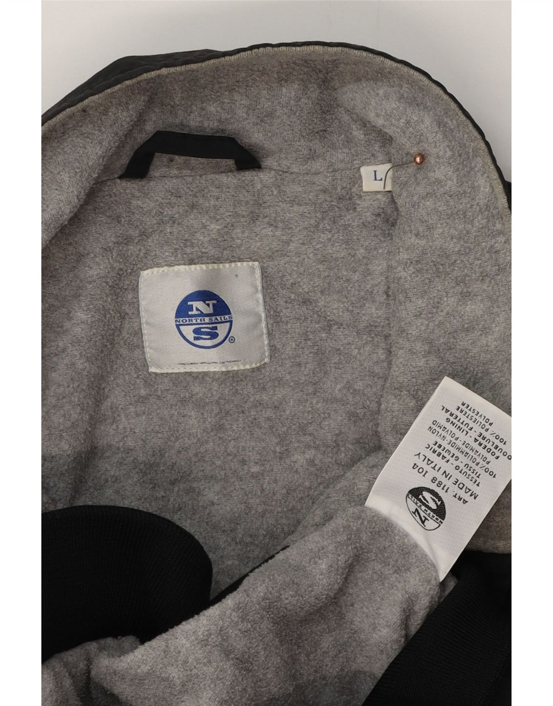 Bomber pentru bărbați NORTH SAILS UK 40 Poliamidă neagră mare