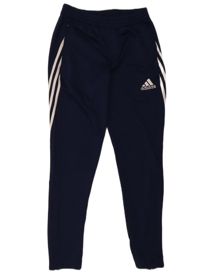 Pantaloni de trening Adidas Climalite pentru bărbați, poliester mici, albastru