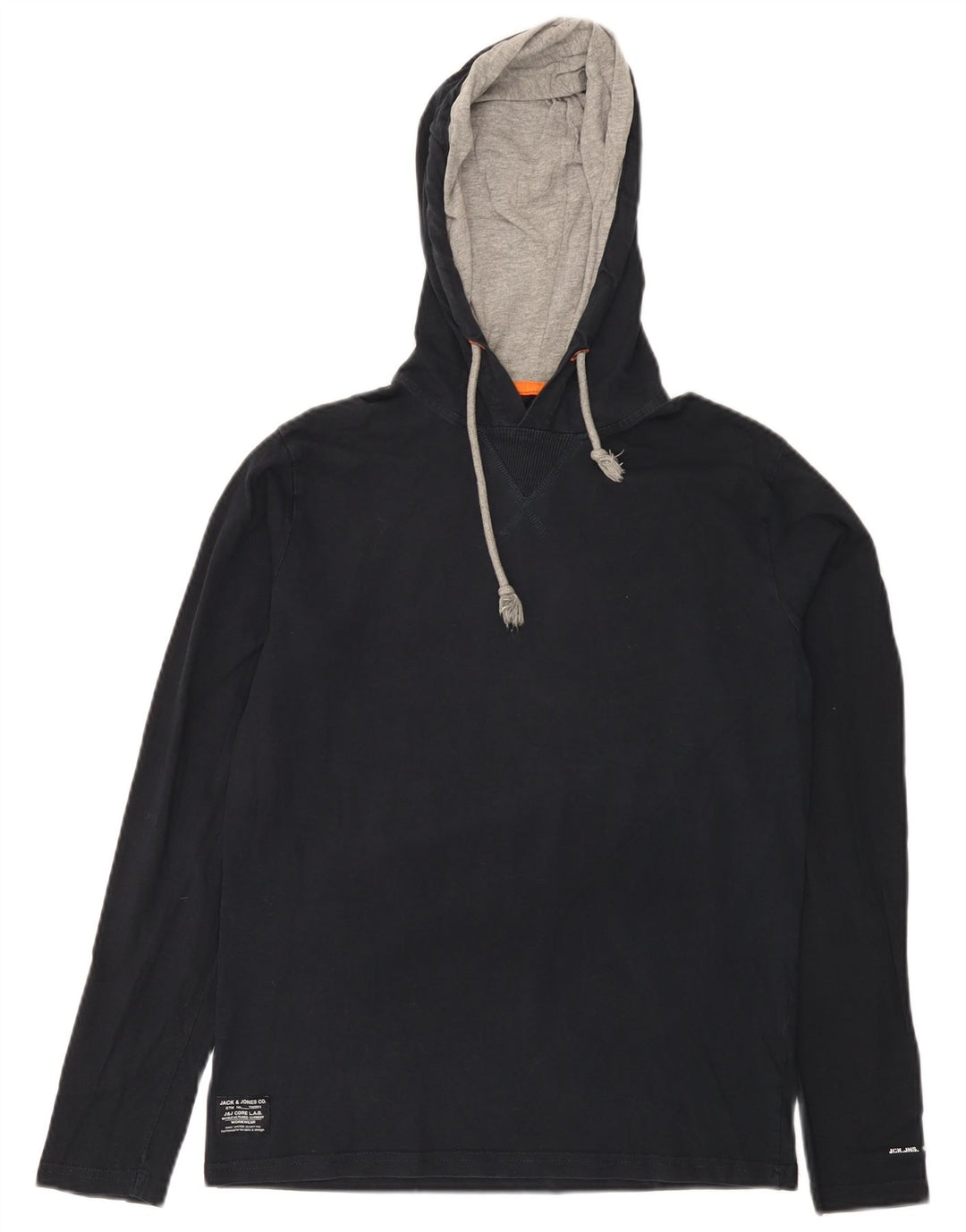 Top cu glugă pentru bărbați Jack & Jones cu mânecă lungă, mediu bleumarin