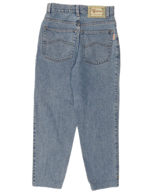 CASUCCI Blugi Crop Taie Înaltă pentru Damă IT 42 Medium L26 L23 Albastru