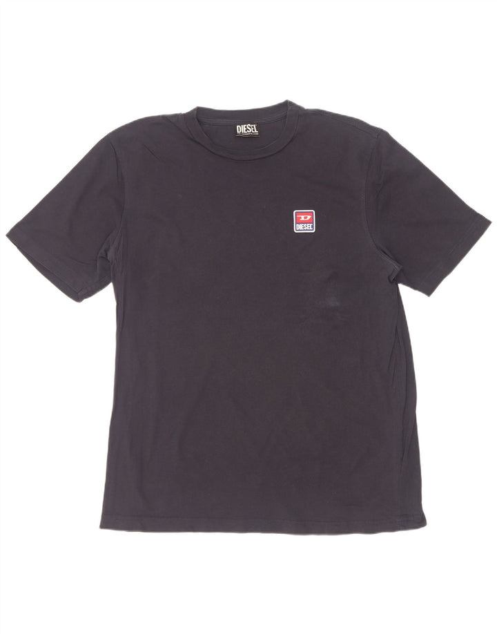 Tricou pentru bărbați Diesel Top mare din bumbac bleumarin