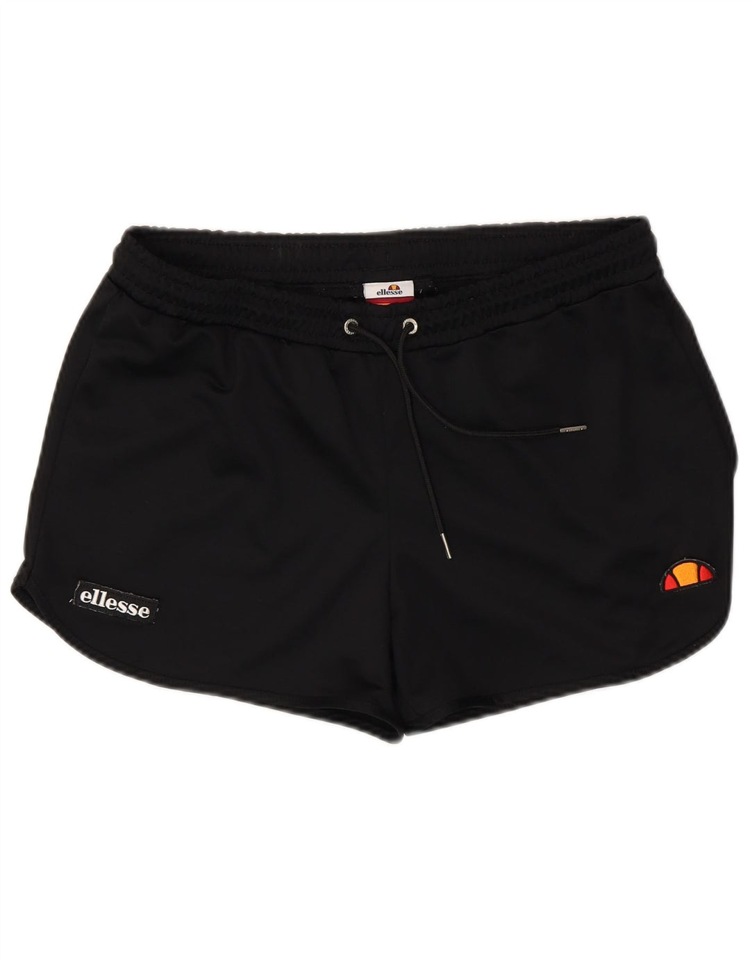 Pantaloni scurti sport Ellesse pentru femei UK 16, mari, negru, poliester