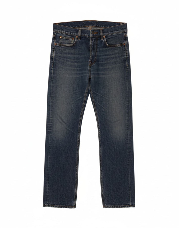 MELTIN' POT Womens Straight Jeans W30 L29 Blue Cotton