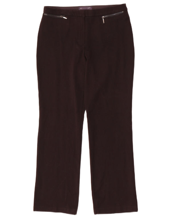 Pantaloni casual drepti pentru femei Marks & Spencer UK 10 Small W28 L29 Black