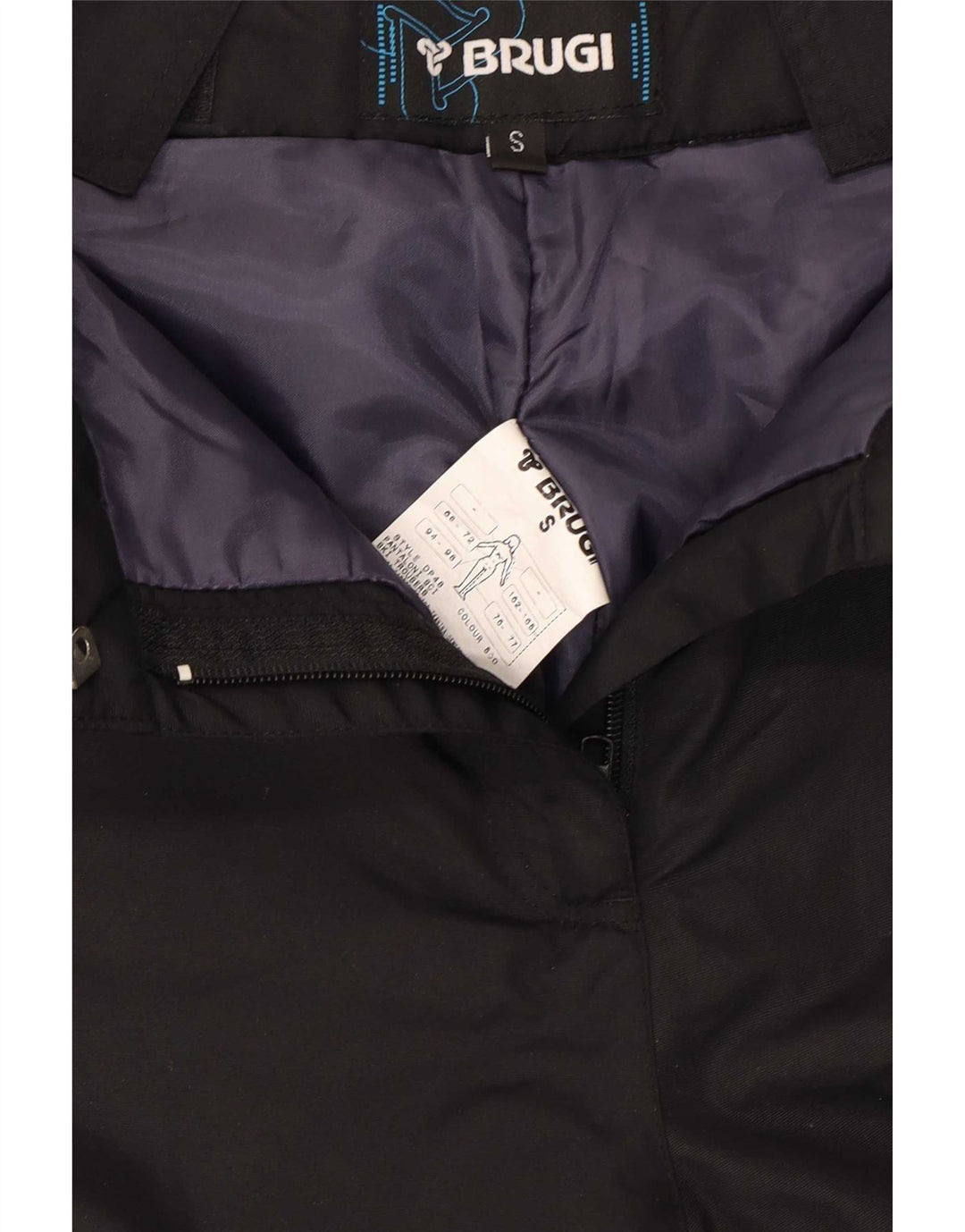 Pantaloni de schi Brugi pentru femei UK 10 Small Poliamidă neagră