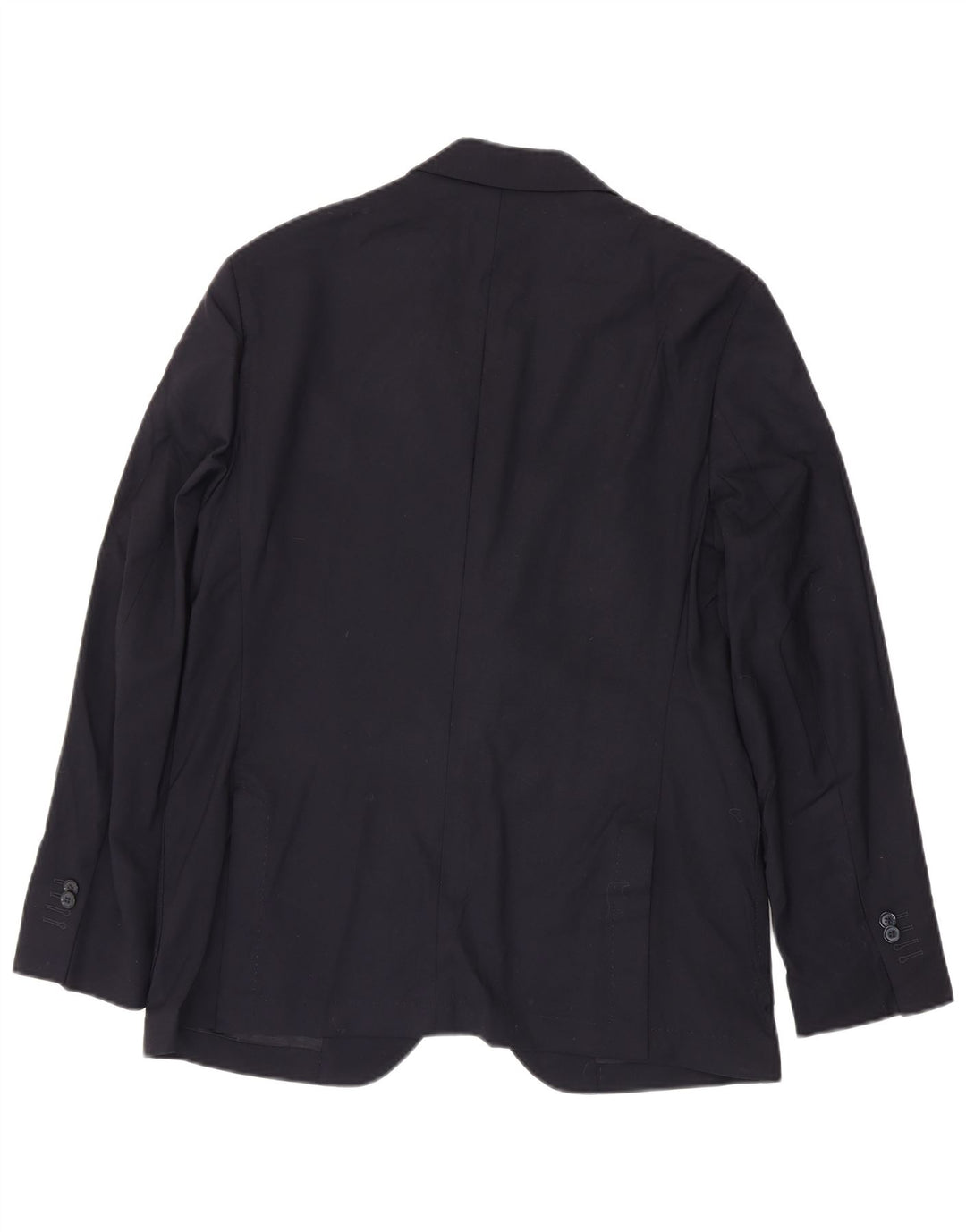 Massimo Dutti Jachetă pentru bărbați cu 2 nasturi UE 52 Lână mare albastru bleumarin
