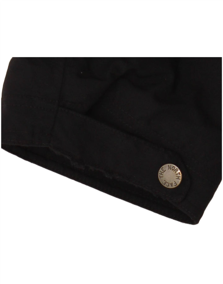 The North Face Mens Hooded Windbreaker Jacket UK 40 Large Black Winter