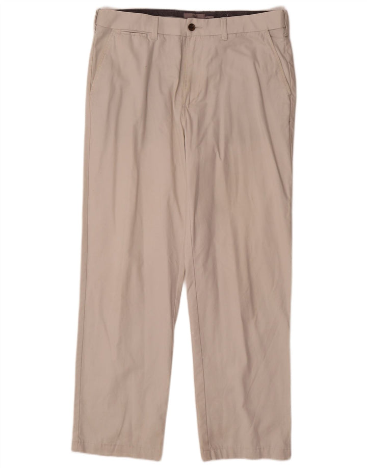 Pantaloni chino obișnuiți, drepti, pentru bărbați Marks & Spencer, W36 L31, alb