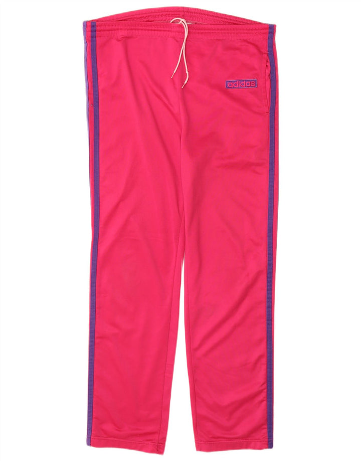 Pantaloni de trening ADIDAS fete 14-15 ani roz poliester