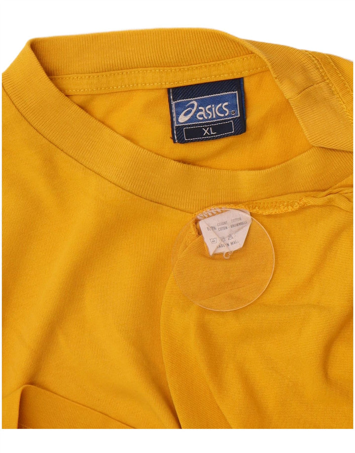 Tricou Asics Bărbați Top XL Bumbac Galben