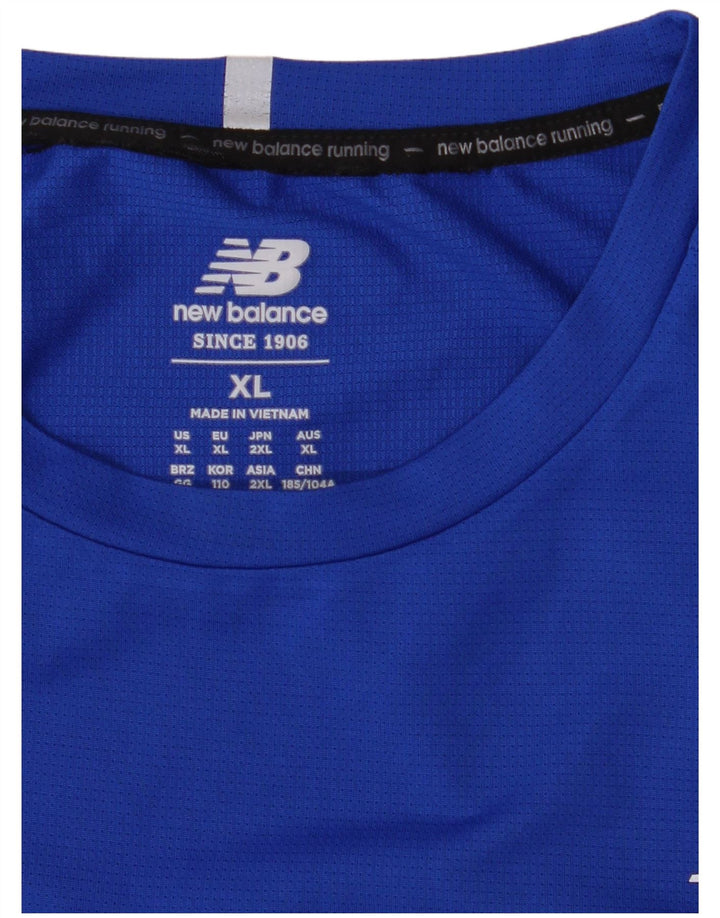 Tricou pentru bărbați NEW BALANCE Top XL Albastru