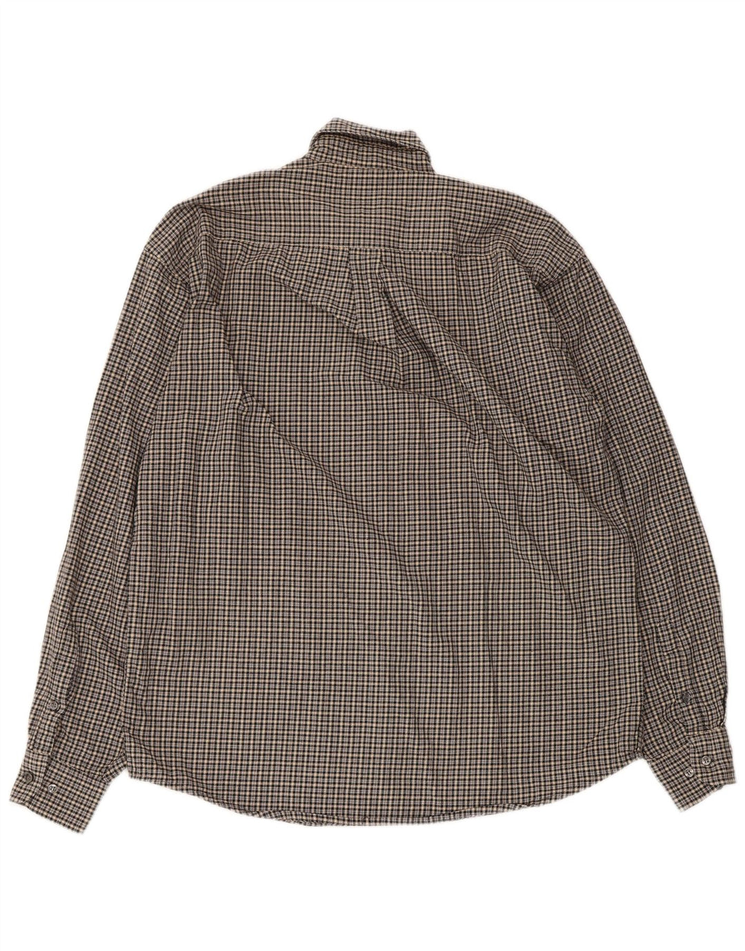 Cămașă de flanel pentru bărbați Sergio Tacchini, bumbac cu carouri, gri mediu