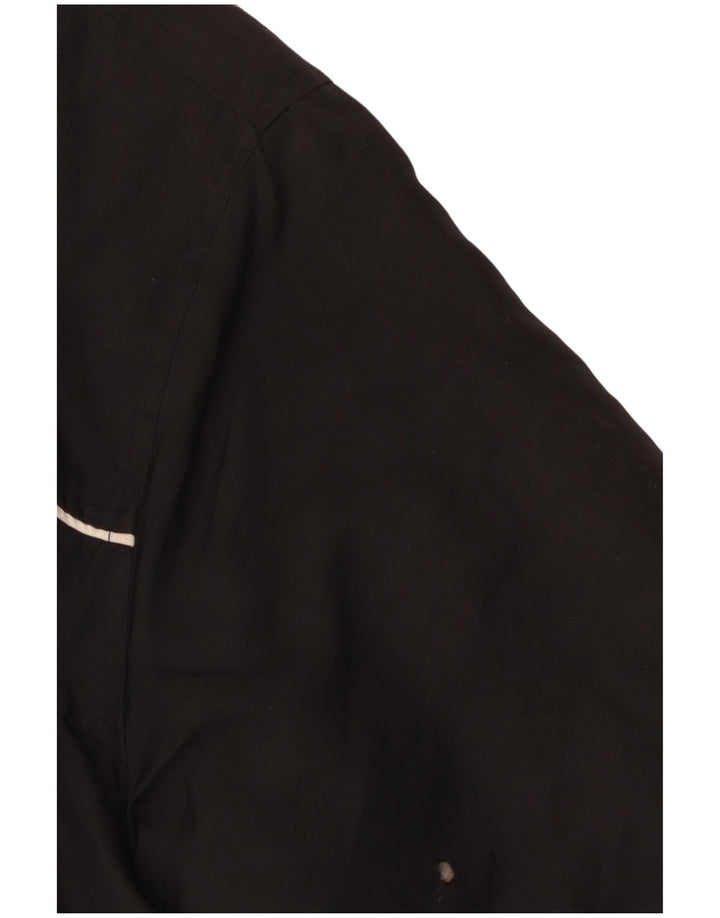 Jachetă pentru trening ASICS pentru bărbați, poliester mediu negru