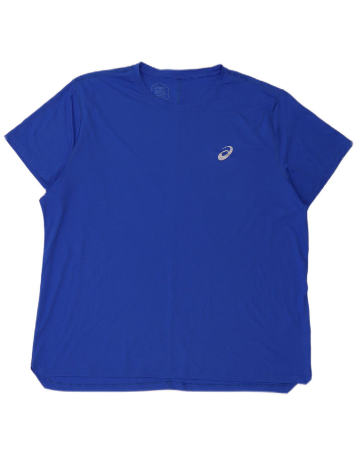 Tricou pentru bărbați Asics Top 2XL poliester albastru