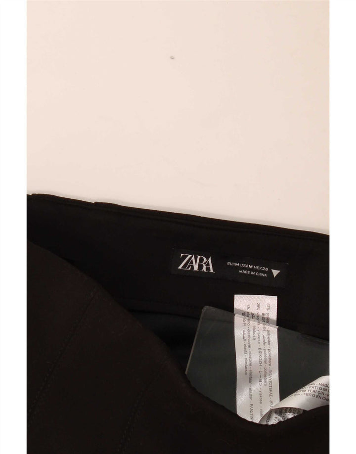 Fusta mini pentru femei Zara Medium W28 Poliester negru