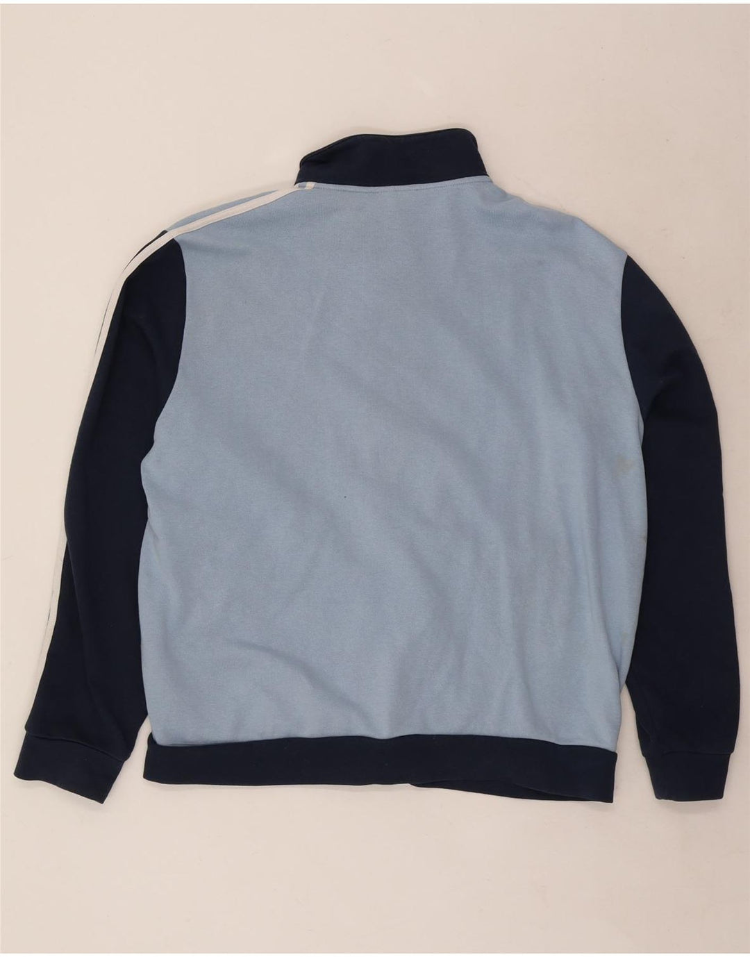 Jachetă de trening pentru bărbați Adidas XL, albastru, bloc de culoare