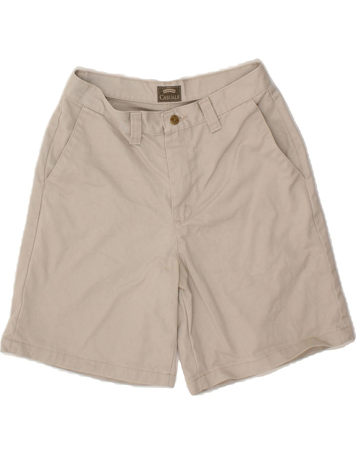 VINTAGE Womens Chino Shorts US 6 Medium W30 Grey Cotton Vintage Vintage and Second-Hand Vintage from Messina Hembry 