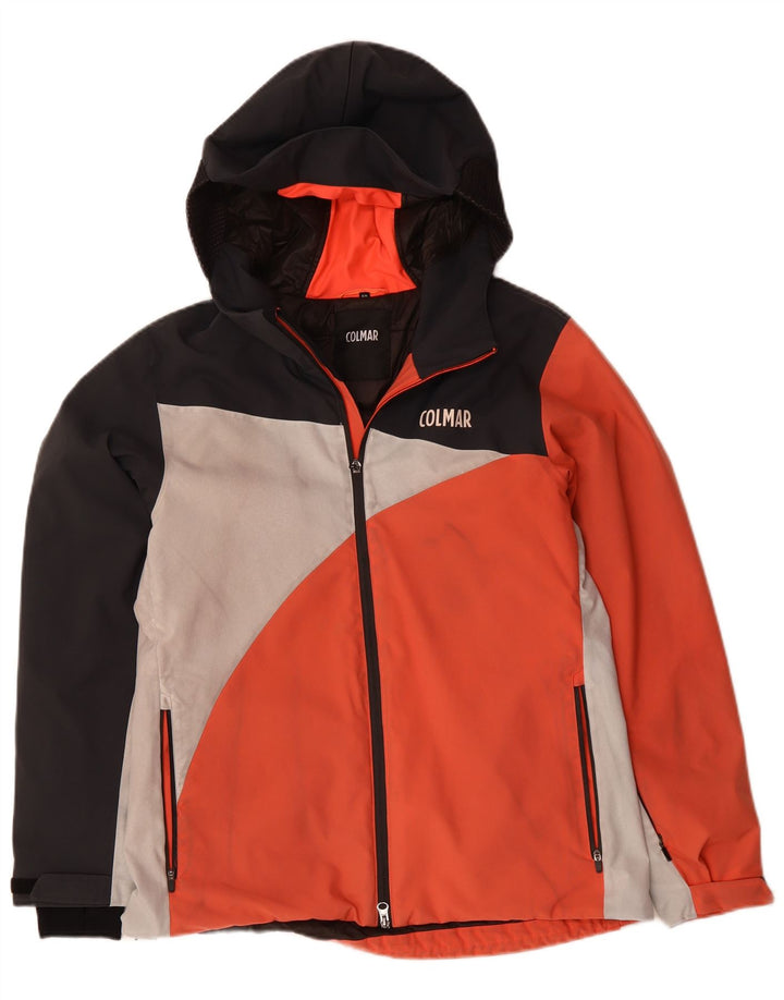 Jachetă de vânt cu glugă pentru bărbați COLMAR IT 50, mare, roz, colorblock