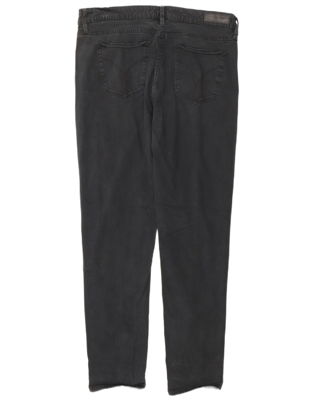 Blugi slim pentru femei CALVIN KLEIN US 14 XL W34 L32 bumbac negru