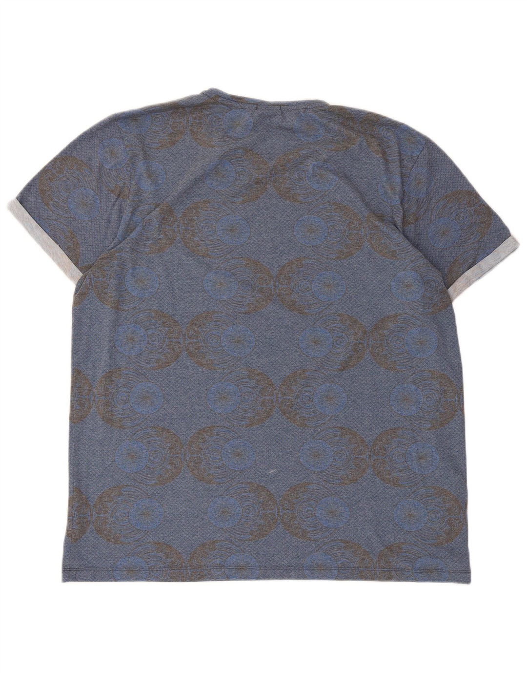 Tricou cu grafic Jack & Jones pentru bărbați Top 2XL poliester geometric albastru