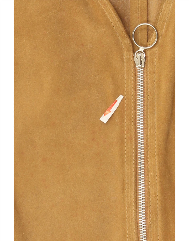 Gilet Conbipel Femei din piele intoarsa IT 44 Medium Brown Leather