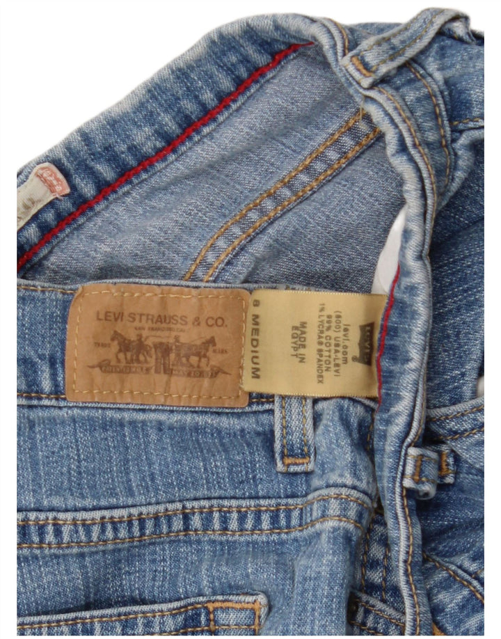 Blugi drepti pentru femei Levi's 550 US 8 Medium W30 L31 Bumbac albastru