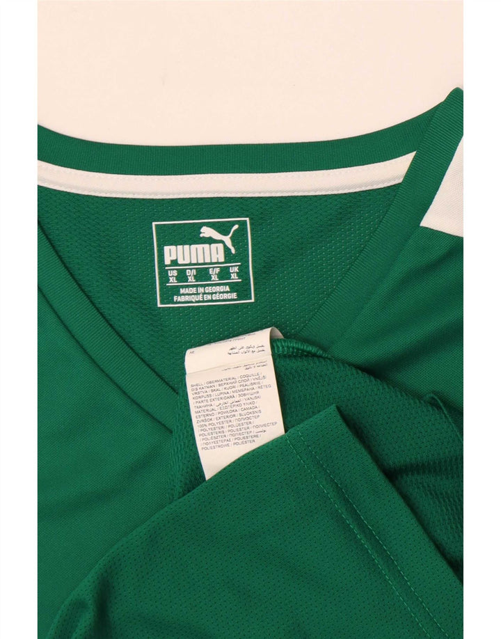 Tricou pentru bărbați Puma Top XL Verde Poliester Colorblock