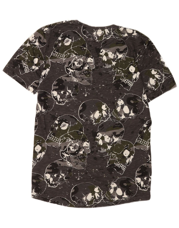 Tricou grafic Jack & Jones Slim Fit pentru bărbați Top XL, gri gotic