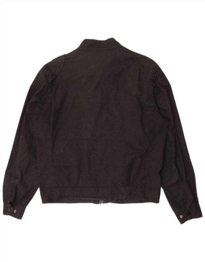 Jachetă pentru bărbați Barbour din bumbac cerat UK 38 Bumbac mediu negru