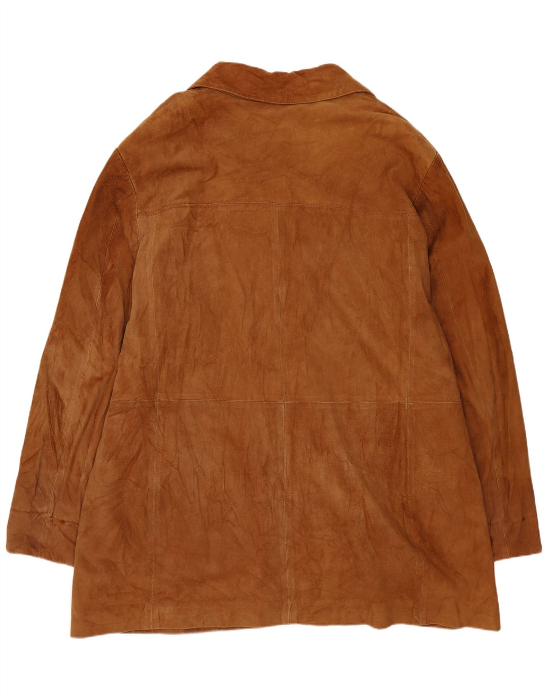 Pardesiu de piele intoarsa pentru femei VINTAGE UK 20 2XL din piele bej