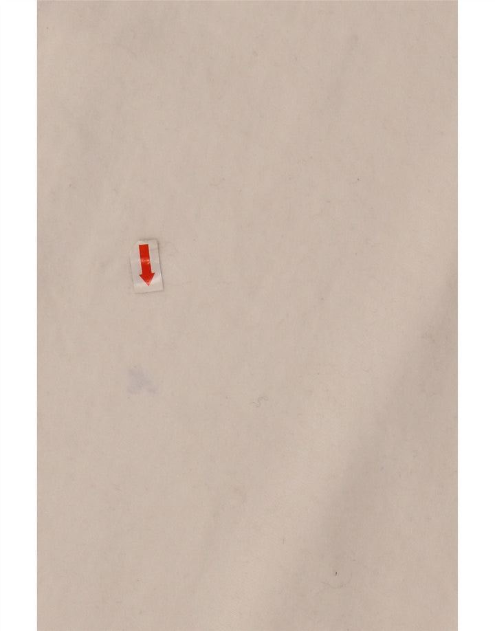 CREW CLOTHING Tricou polo grafic rugby pentru bărbați, mare, alb, bloc de culoare