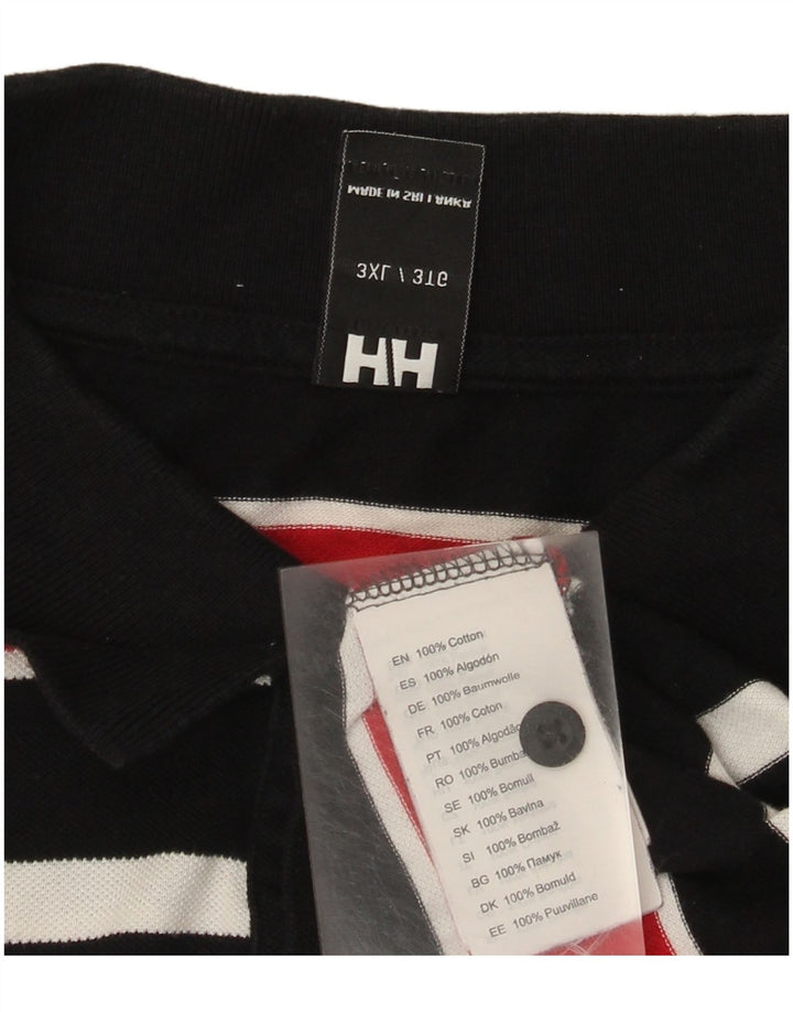 Tricou polo Helly Hansen pentru bărbați, bumbac cu dungi multicolore 3XL