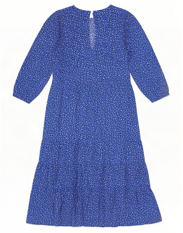 Rochie cu mâneci 3/4 pentru femei Zara UK 10 Small Blue Spotted