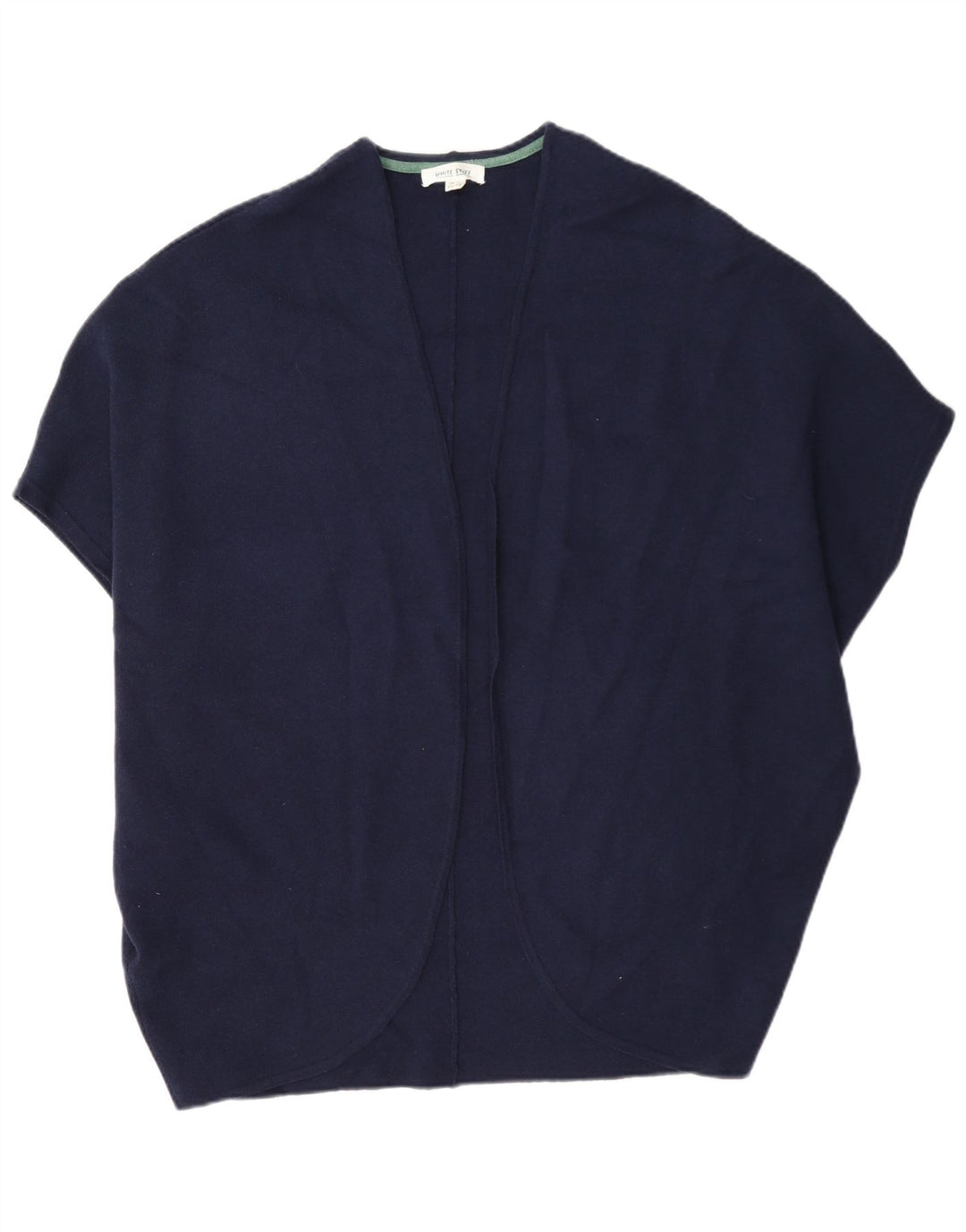 White Stuff Pulover Poncho Cardigan pentru femei UK 12 Poliester mediu bleumarin