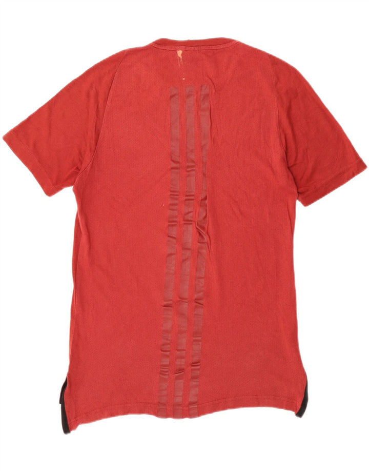 ADIDAS Mens T-Shirt Top Small Red Vintage Adidas and Second-Hand Adidas from Messina Hembry 