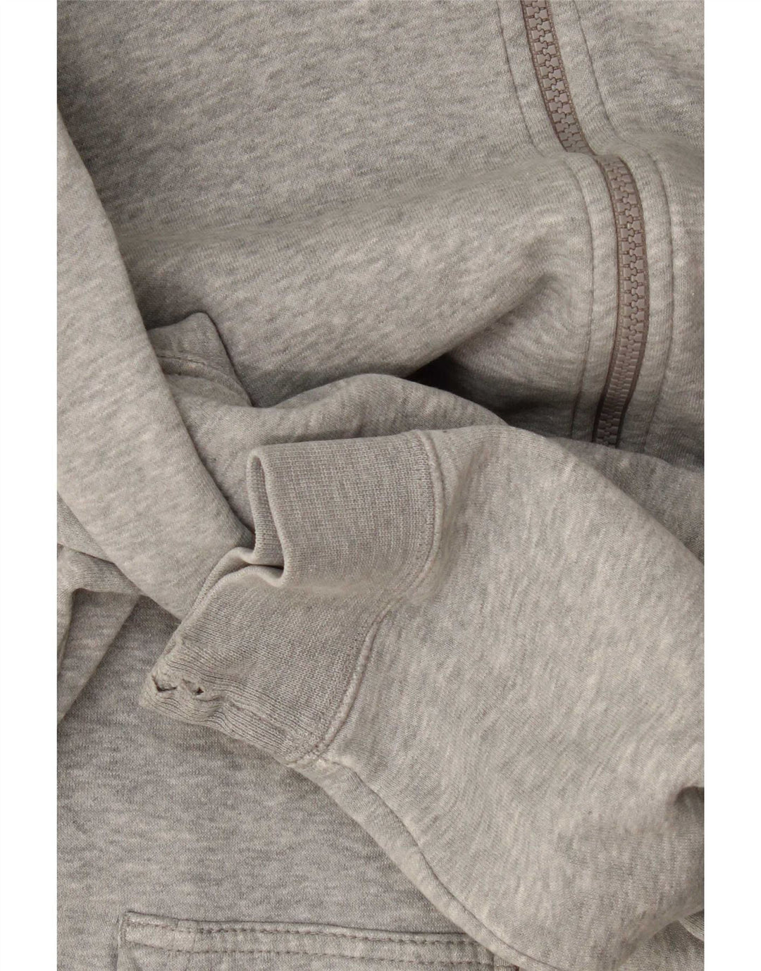 Pulover Nike pentru bărbați, cu fermoar, bumbac, gri mediu