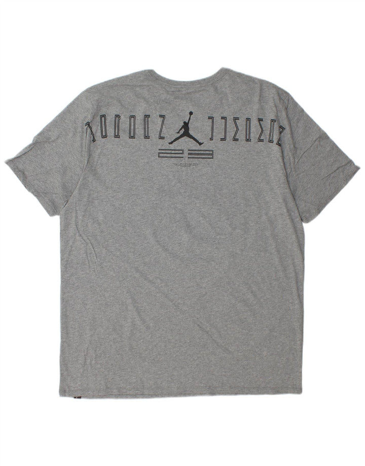 Tricou grafic pentru bărbați Jordan Top XL bumbac gri