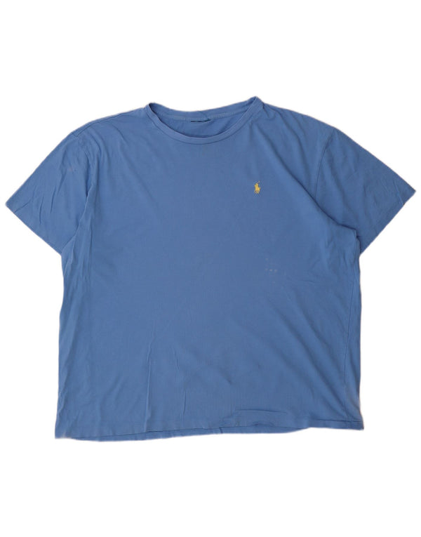 Tricou pentru bărbați Ralph Lauren Top 2XL Albastru