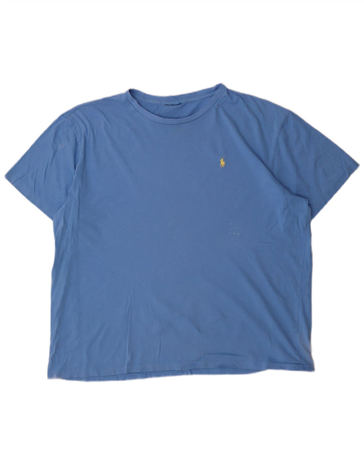Tricou pentru bărbați Ralph Lauren Top 2XL Albastru
