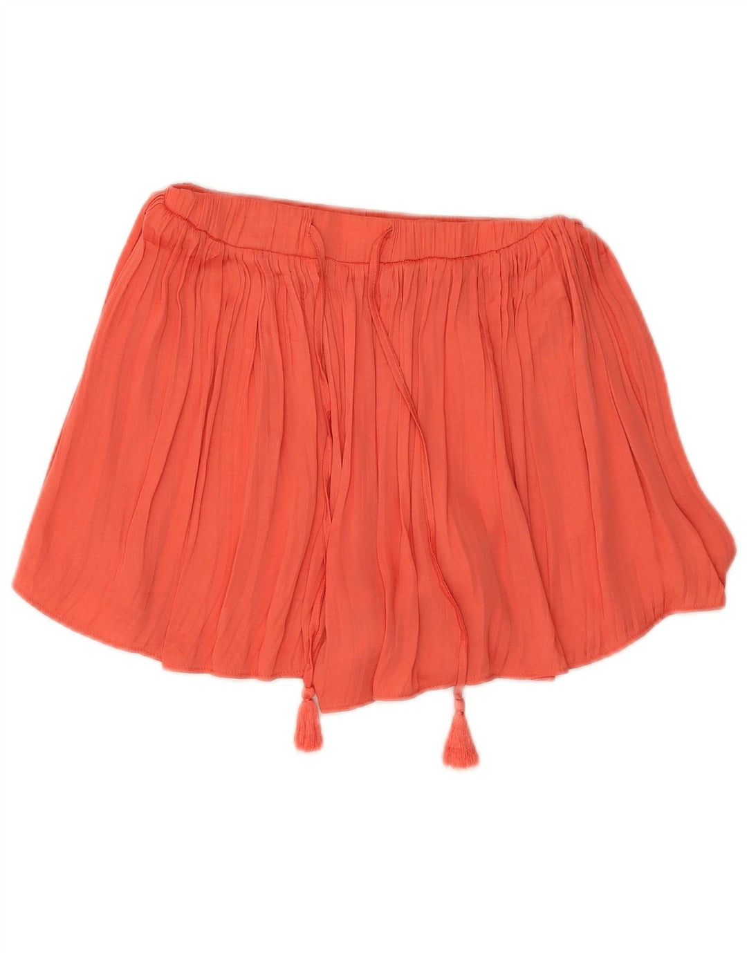 ZARA Womens Casual Shorts Small W26 Red Polyester