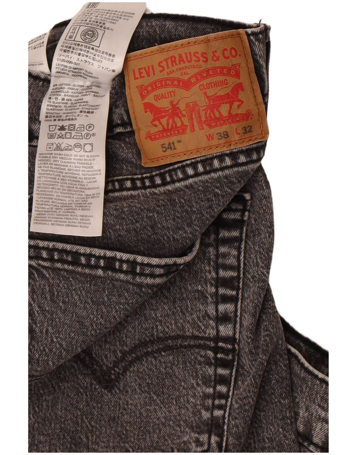 Blugi conici pentru bărbați Levi's 541 W38 L27 bumbac gri