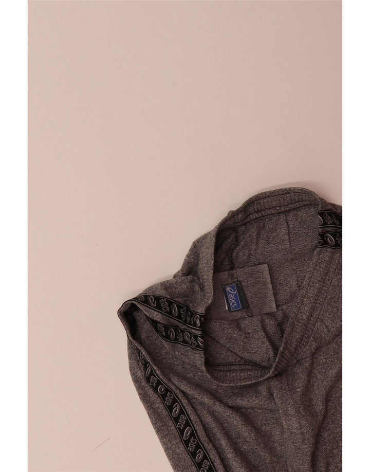 ASICS Mens Graphic Tracksuit Trousers Medium  Grey Cotton