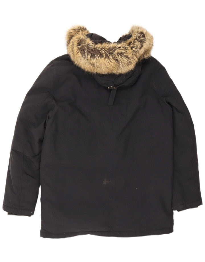 Jachetă parka cu glugă Jack Wills pentru bărbați UK 40, mare, bleumarin