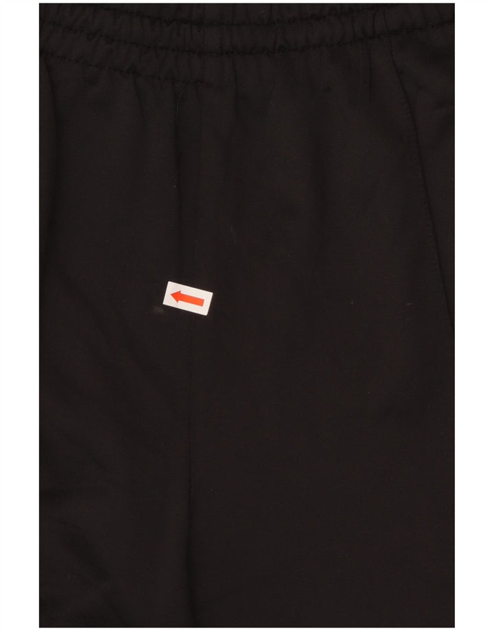 Pantaloni de trening cu grafică pentru bărbați Kappa, poliester negru mediu