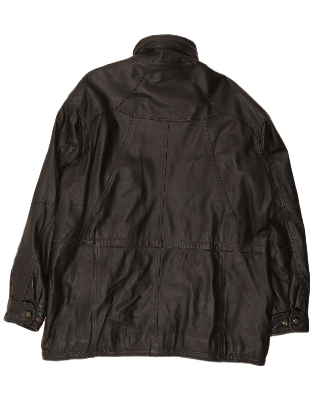 Palton din piele pentru bărbați Shelter Bay UK 42 XL negru